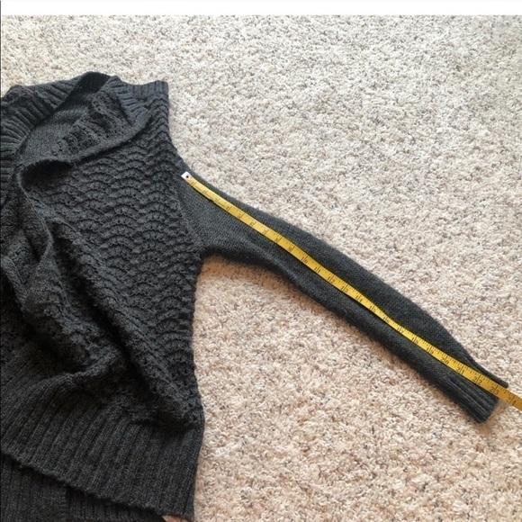 American Eagle textured wool open cardigan… - Picture 6 of 8